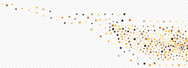 Wall Mural - gilded rain vector panoramic transparent