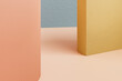 © Pixel Stories/Stocksy - Pastel tone geometric shapes
