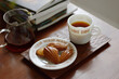 © ChaoShu Li/Stocksy - The delicious cake breakfast is on the dining table at home