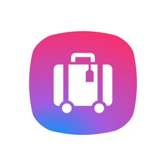 Canvas Print - Luggage - Sticker