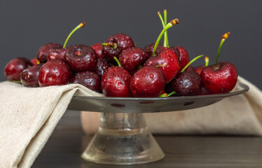 Poster - fresh summer cherries