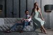 © New Africa - Beautiful couple in stylish living room. Luxury lifestyle