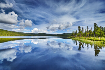 Wall Mural - Mountain lake