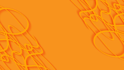 Poster - Abstract yellow background template . 