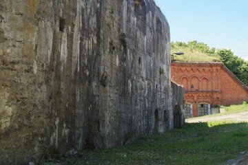 caponier in Fort Zakroczym, part of the Modlin fortress, Poland