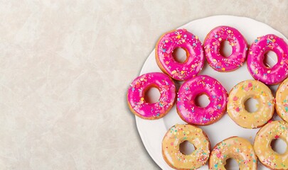 Canvas Print - Donuts.