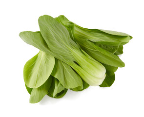 Canvas Print - fresh pak choi cabbage isolated on white background