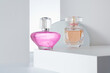 © Jeff Wasserman/Stocksy - Genreic Pink Perfume Bottle