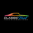 classic auto paint logo template