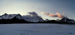 © Todd Korol/Stocksy - Sunset on a frozen pure winter lake in Canada.