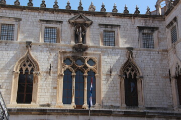 Building in the old town of Dubrovnik, Croatia.