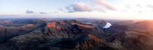 Great Gable And Scafell Pike Aerial Lake District