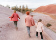© Lexia Frank/Stocksy - family hike in the desert 2