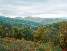 Blue Ridge Mountains In Autumn