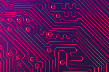 Future neon circuit board