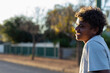© Austockphoto - head and shoulders of teen boy in profile