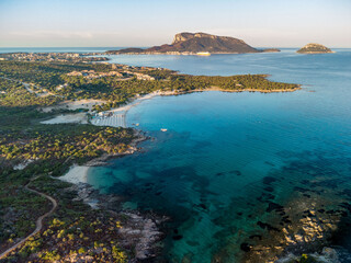 Costa di Golfo Aranci, Sardegna. Veduta aerea