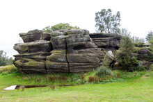 Rock Formation At Brimham Rocks.