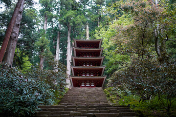 Canvas Print - Murouji Temple in Nara.