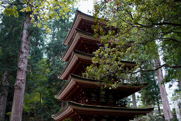 Sticker - Murouji Temple in Nara.