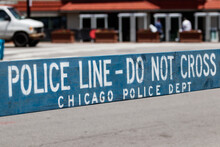 POLICE LINE DO NOT CROSS Sign Courtesy Of The Chicago Police Department.