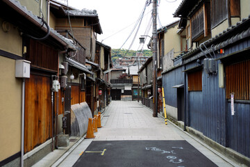 Sticker - Hanamikoji Street in Kyoto.