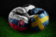 Soccer Match Slovakia vs Sweden Poster