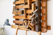 © Inuk Studio/Stocksy - Carpentry tools on wooden shelf in workshop
