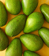 Grouping of ripe avocado