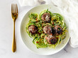 © Tara Nicole/Stocksy - Zoodles and meatballs