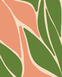 © ALICIA BOCK/Stocksy - Modern Abstract Botanical Design In Green and Pink