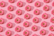 © Juan Moyano/Stocksy - mosaic of pink gerbera daisies