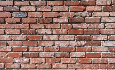  Brick wall structure redbrick masonry background, brickwall