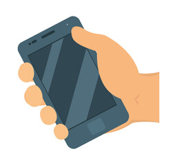Poster - hand and smartphone