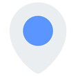 Flat location icon