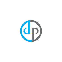 dp letter logo design vector template, pd logo design, dp logo