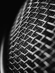 close up of wire mesh