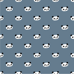  Panda Seamless Pattern