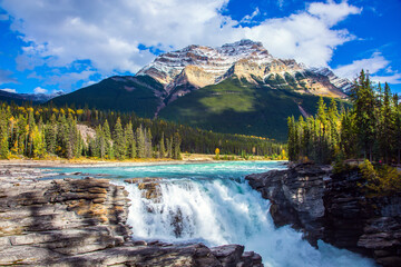 canada. athabasca falls