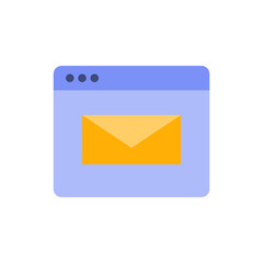 Email flat icon.