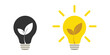 © Andrii - Green energy. Nature energy lamp lights. Icon. Illustration