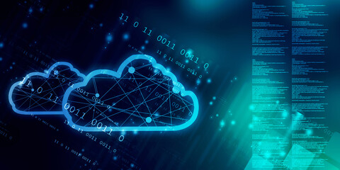 Poster - 2d rendering technology Cloud computing 
