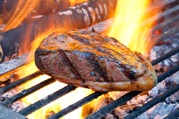 Canvas Print - BBQ steak