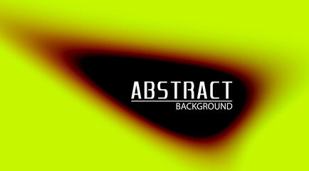 Poster - Scorched stain on electric lime background. Vector graphics