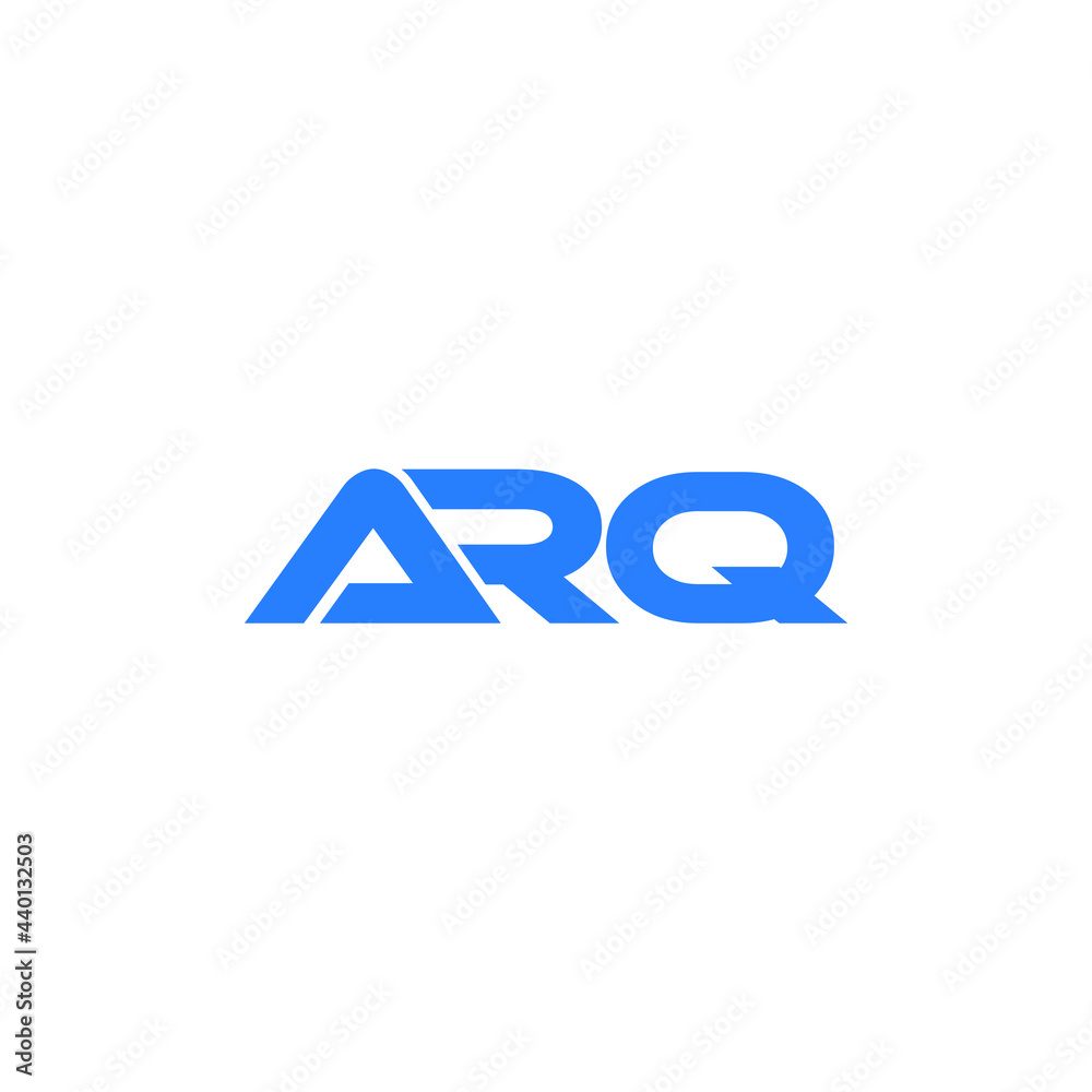 ARQ logo ARQ icon ARQ vector ARQ monogram ARQ letter ARQ minimalist ARQ triangle ARQ flat Unique modern flat abstract logo design 