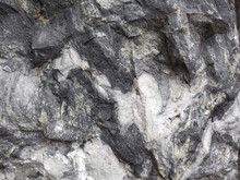 Black White Marble Texture In Opencast Mine