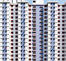 Singapore, Windows Of White Colored Apartment Building