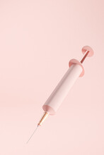 3D Illustration Of Surreal Syringe