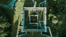 Fort Claudia Seen From Above In Reutte, Tyrol, Austria