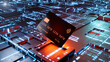 © Spectral/Westend61 - Three dimensional render of credit card against glowing circuit board